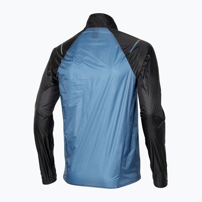 Pánska bežecká bunda Mizuno Aero blue ashes 5