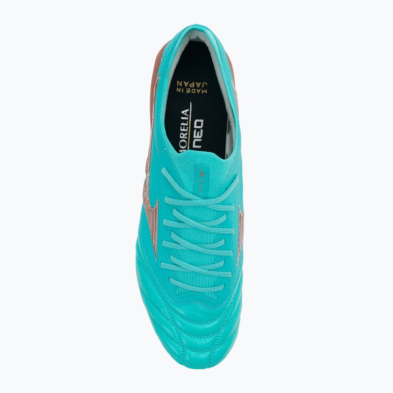 Futbalové kopačky Mizuno Morelia Neo III Beta JP modré P1GA239025 6