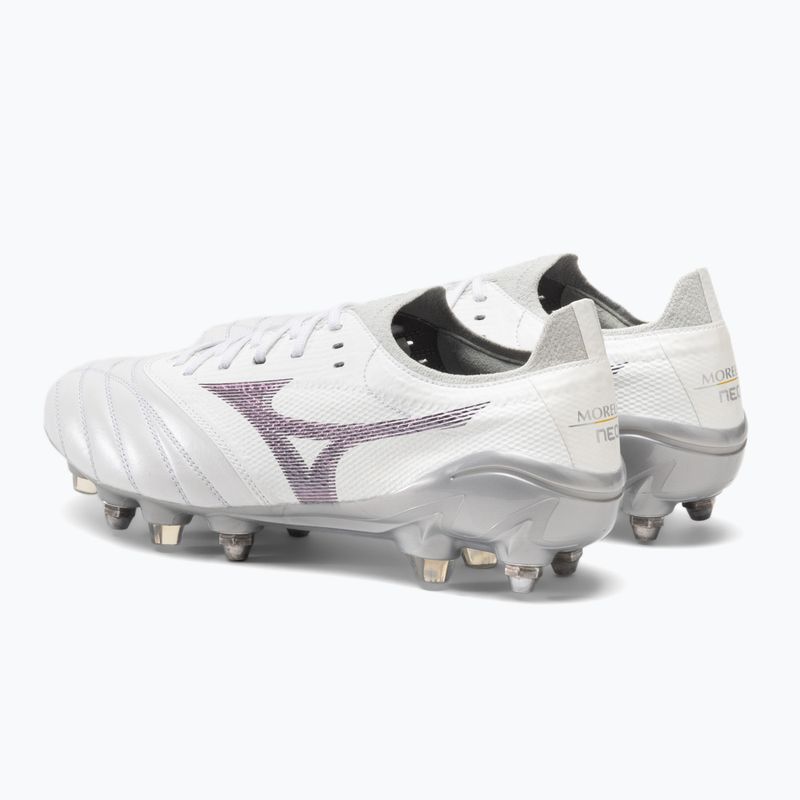 Kopačky Mizuno Morelia Neo III Elite M white/hologram/cool gray 3c 3