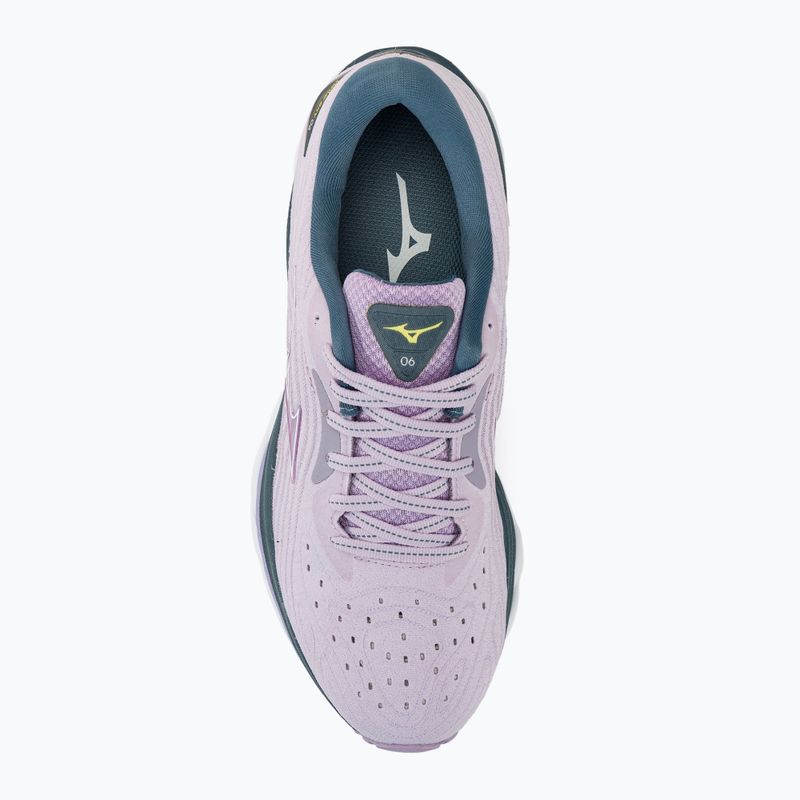 Dámska bežecká obuv Mizuno Wave Sky 6 pastililac/white/china blue 5