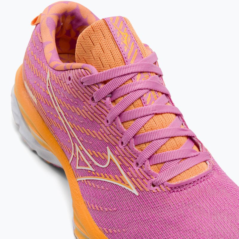 Dámska bežecká obuv Mizuno Wave Rider 26 Roxy cyclamen/white/mockorang 9
