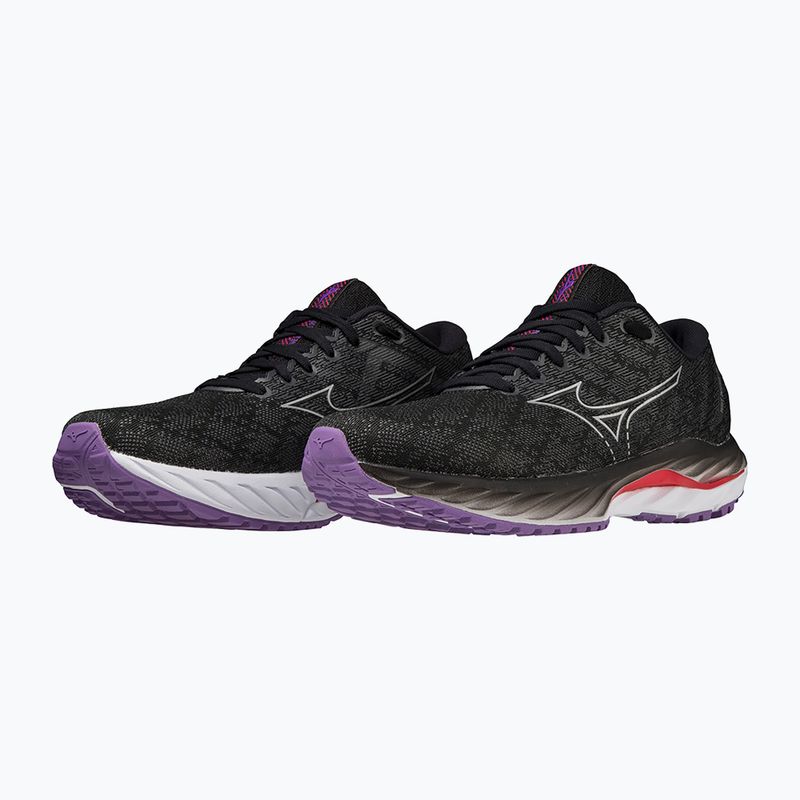 Dámske bežecké topánky Mizuno Wave Inspire 19 W black/ silver/ bitsweet 15