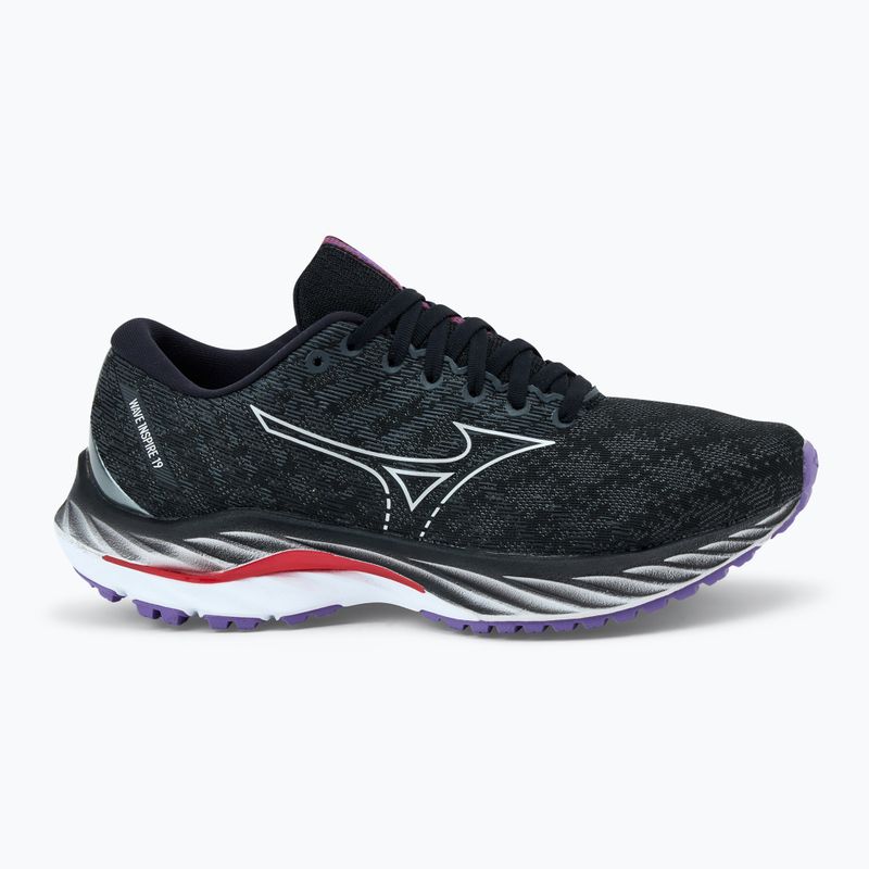 Dámske bežecké topánky Mizuno Wave Inspire 19 W black/ silver/ bitsweet 2