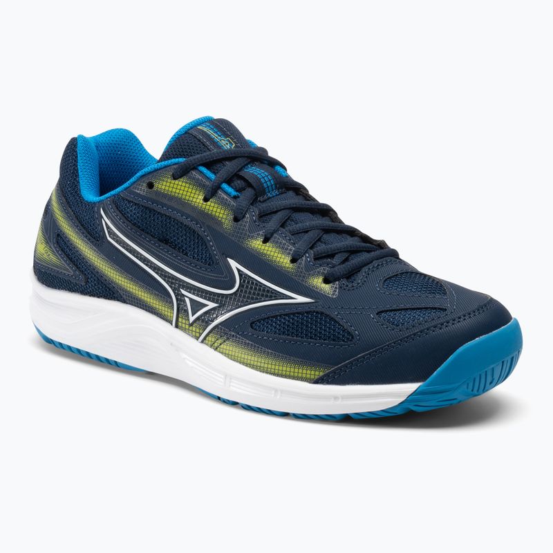 Pánska tenisová obuv Mizuno Break Shot 4 AC dress blues / jet blue / sulphur spring