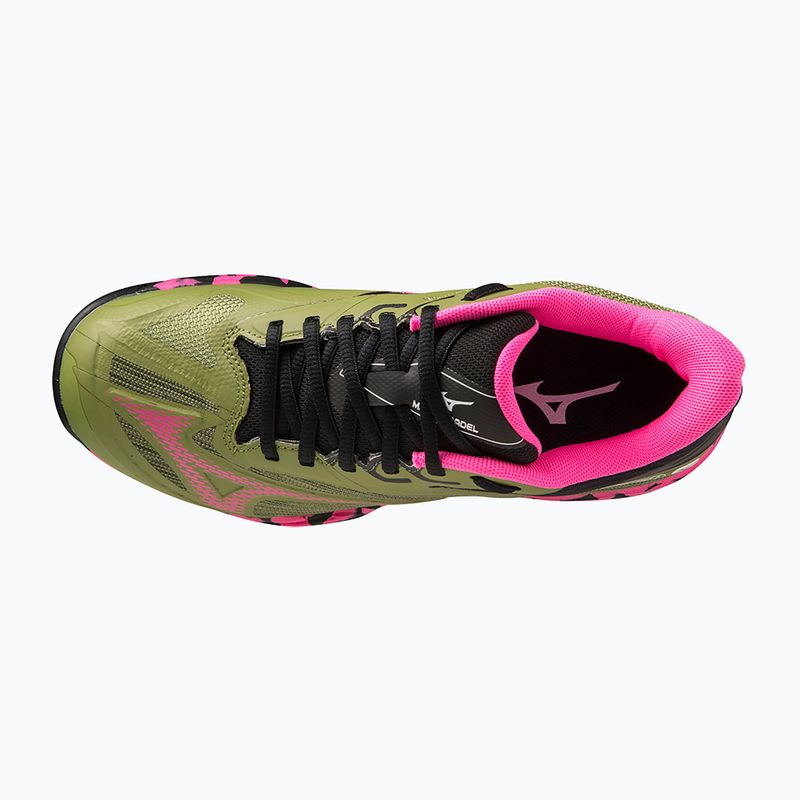 Dámske topánky Mizuno Wave Exceed Light 2 Padel calliste green / pink glo / black 9