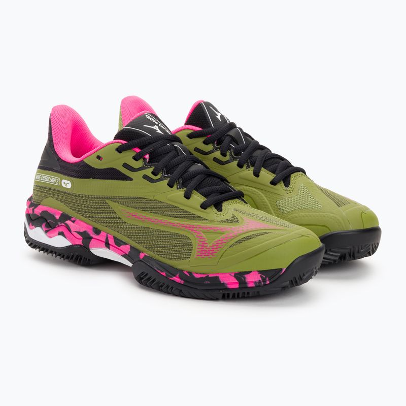 Dámske topánky Mizuno Wave Exceed Light 2 Padel calliste green / pink glo / black 4