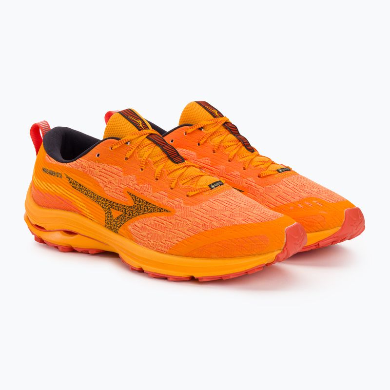 Pánska bežecká obuv Mizuno Wave Rider GTX zinnia/tigerlily/black 4