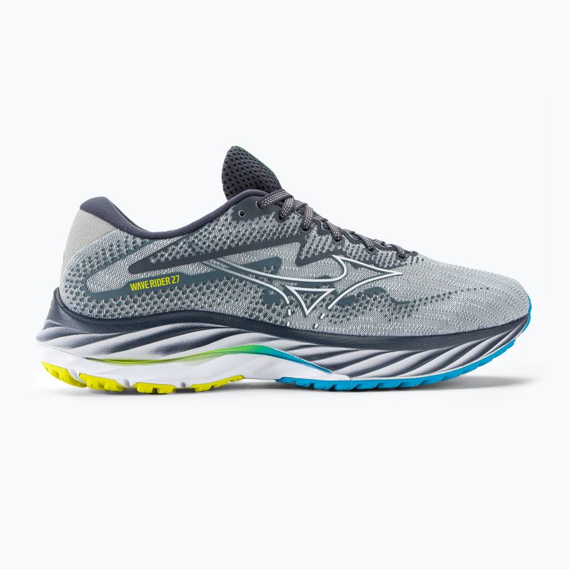 Pánska bežecká obuv Mizuno Wave Rider 27 pearl blue/white/bolt2neon 2