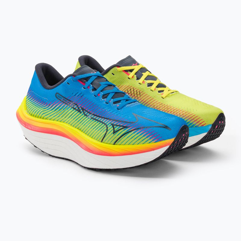 Pánska bežecká obuv Mizuno Wave Rebellion Pro bolt2neon/ombre blue/jet blue 4