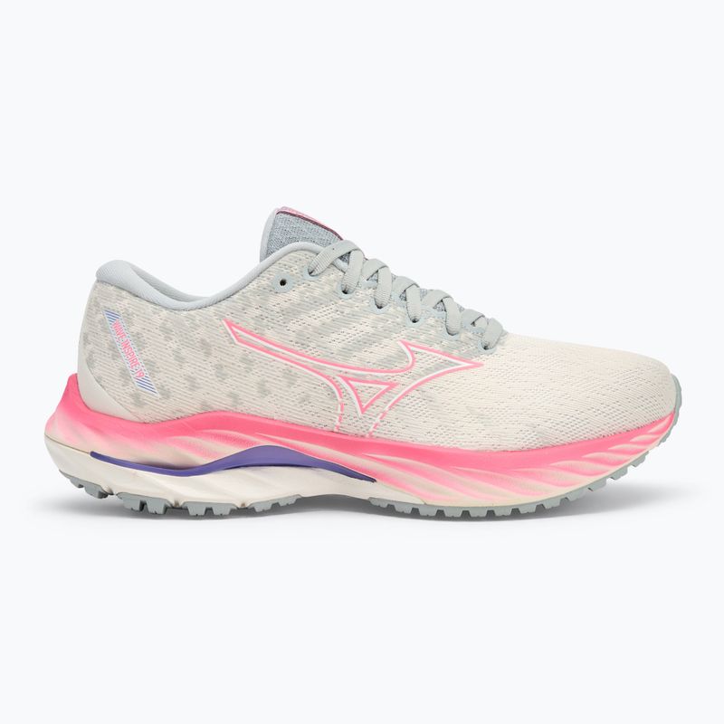 Dámske bežecké topánky Mizuno Wave Inspire 19 snow white/ hi vis pink/ purple punch 2