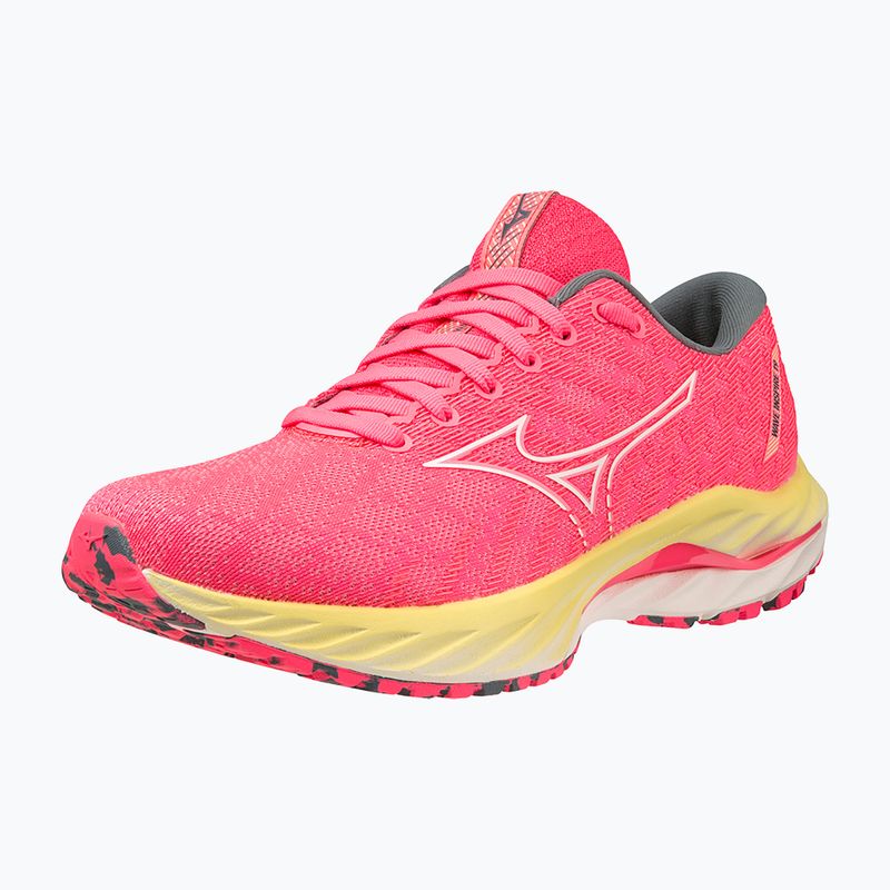 Dámske bežecké topánky Mizuno Wave Inspire 19 hi vis pink/ snow white/ luminous 8