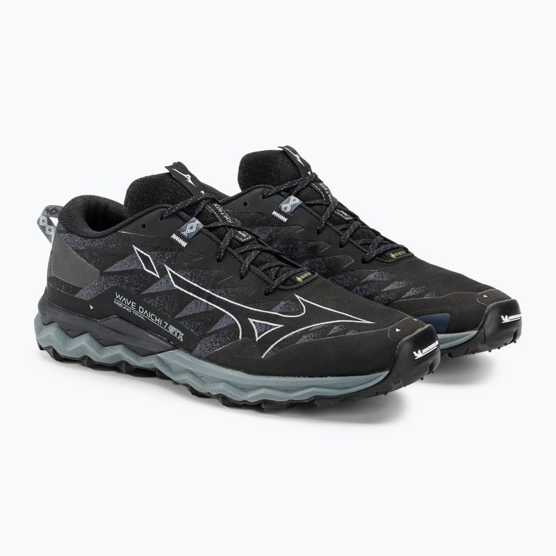 Pánska bežecká obuv Mizuno Wave Daichi 7 GTX black/ombre blue/stormy weather 5