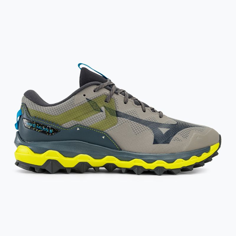 Pánska bežecká obuv Mizuno Wave Mujin 9 gray/oblue/bolt2(neon) 2