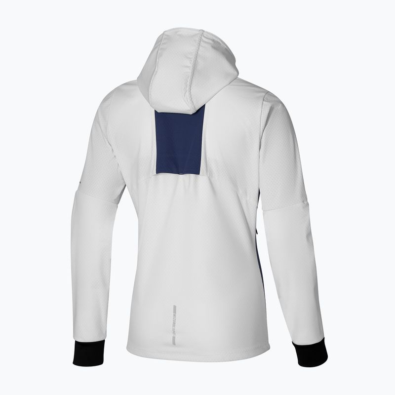 Dámska bežecká bunda Mizuno Thermal Charge BT snow white/nightshadow blue 2