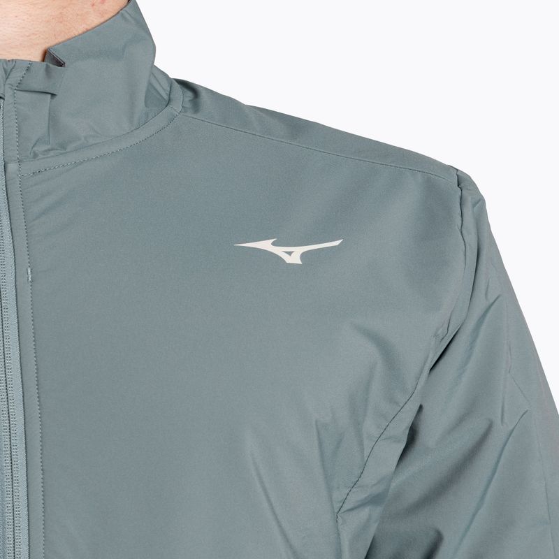 Pánska bežecká bunda Mizuno Premium Warm Jacket do búrlivého počasia 3