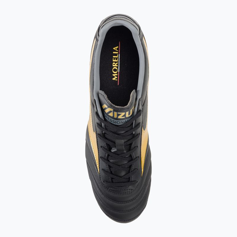 Mizuno Morelia II PRO MD pánske kopačky black/gold/dark shadow 6