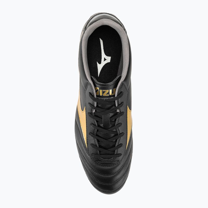 Mizuno Morelia II Club MD pánske kopačky black/gold/dark shadow 7