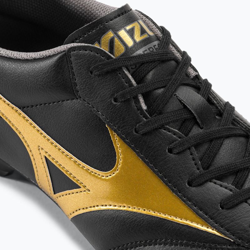 Mizuno Morelia II Club MD pánske kopačky black/gold/dark shadow 10