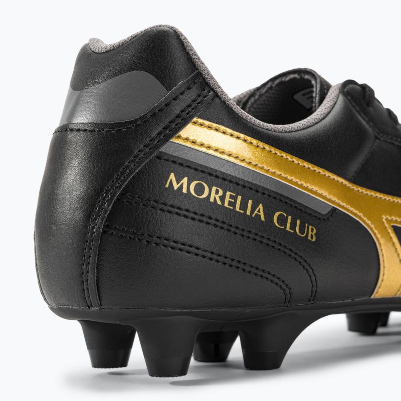 Mizuno Morelia II Club MD pánske kopačky black/gold/dark shadow 11