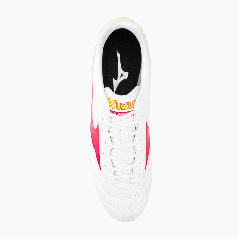 Mizuno Morelia II Club MD pánske kopačky white/flery coral2/bolt2 7