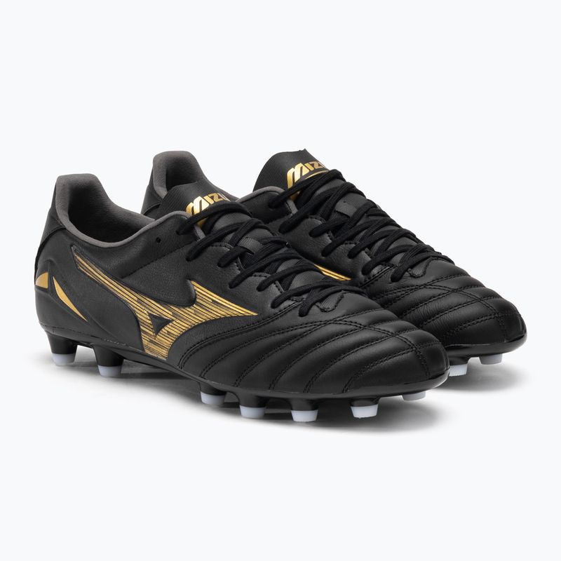 Pánske kopačky Mizuno Morelia Neo IV Pro MD black/gold/black 4