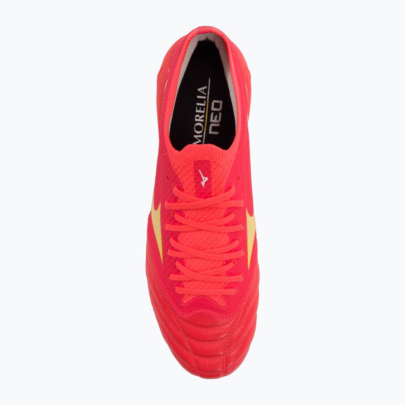 Pánske kopačky Mizuno Morelia Neo IV Beta Elite MD flery coral2/bolt2/flery coral2 7