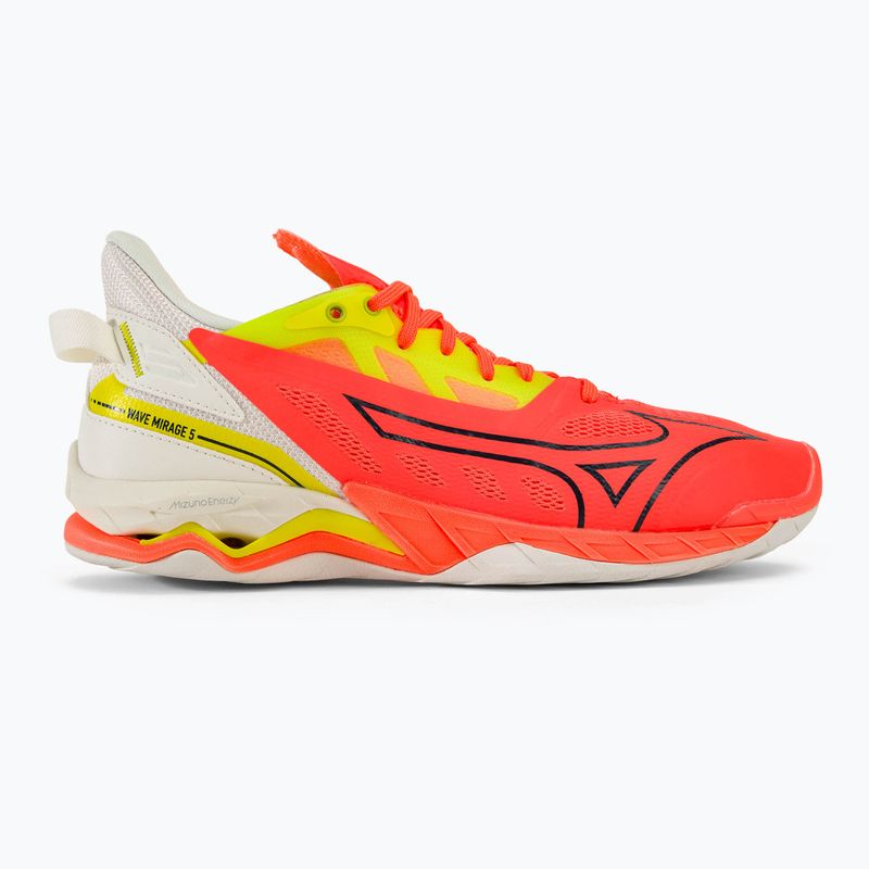 Pánska hádzanárska obuv Mizuno Wave Mirage 5 nflame/black/bolt2(neon) 2