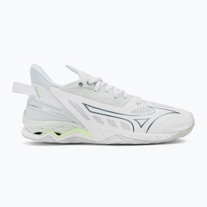 Dámska hádzanárska obuv Mizuno Wave Mirage 5 white/glacial ridge/patinagreen 2