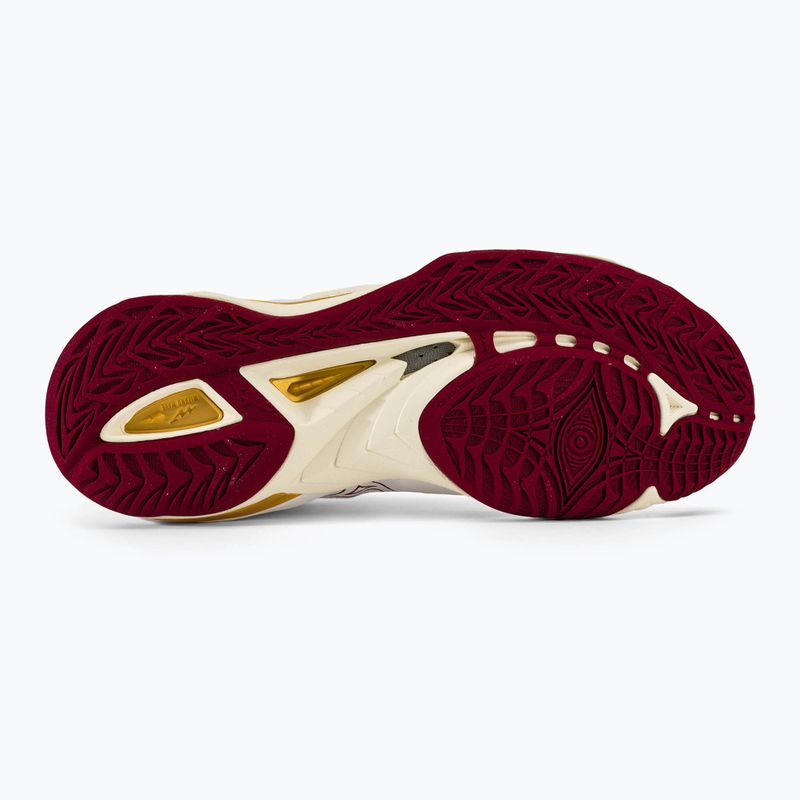 Dámska hádzanárska obuv Mizuno Wave Mirage 5 white/cabernet/mp gold 4