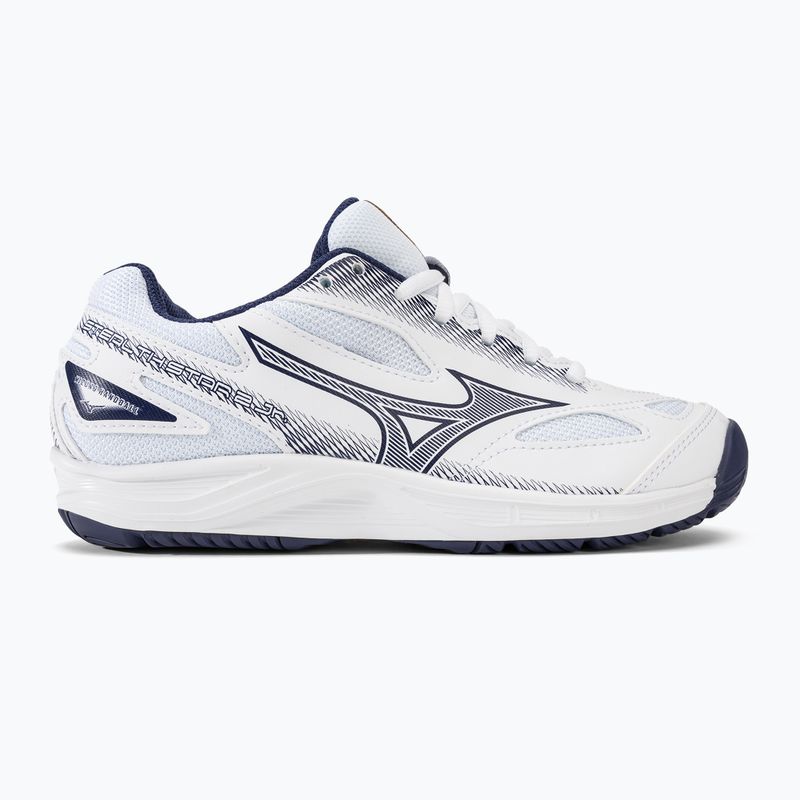 Detská hádzanárska obuv Mizuno Stealth Star 2 Jr white/blueribbon/mpgold 2