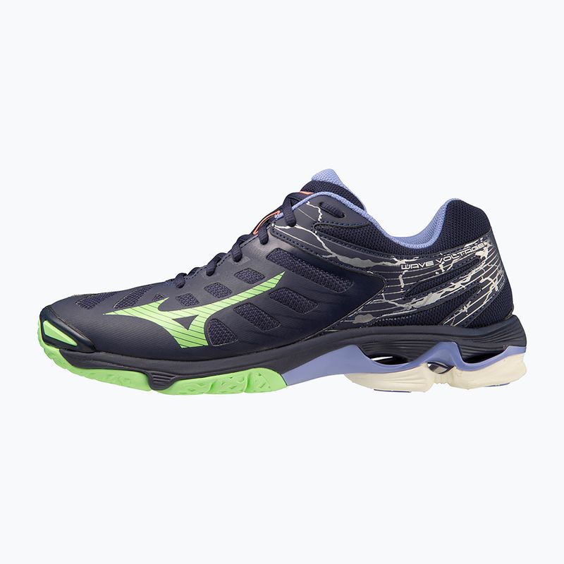 Pánska volejbalová obuv Mizuno Wave Voltage evening blue / tech green / lolite 3