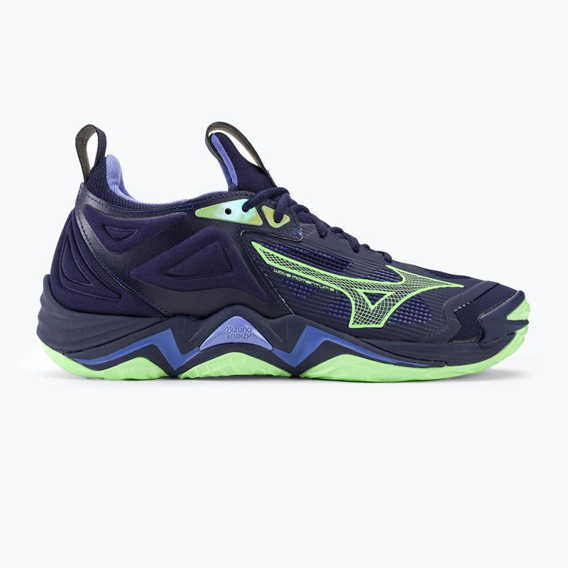 Pánska volejbalová obuv Mizuno Wave Momentum 3 evening blue / tech green / lolite 2