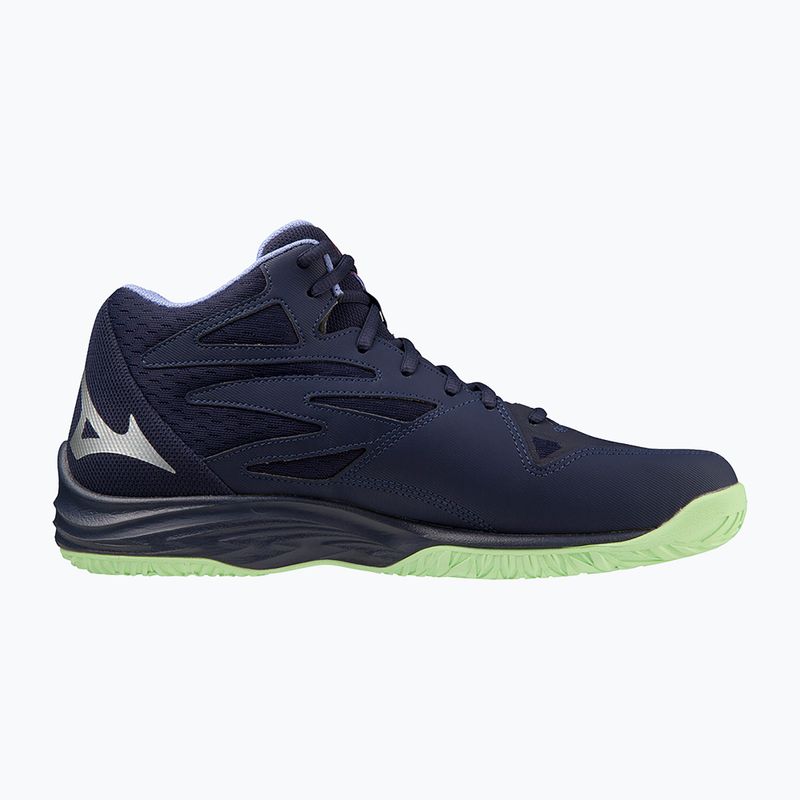 Pánska volejbalová obuv Mizuno Thunder Blade Z Mid evening blue / tech green / lolite 3