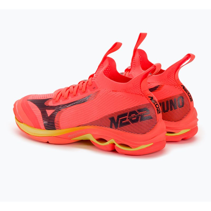 Pánska volejbalová obuv Mizuno Wave Lightning Neo2 neon flame / black / bolt2 4