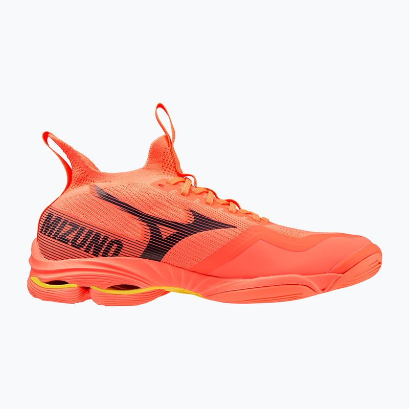 Pánska volejbalová obuv Mizuno Wave Lightning Neo2 neon flame / black / bolt2 3