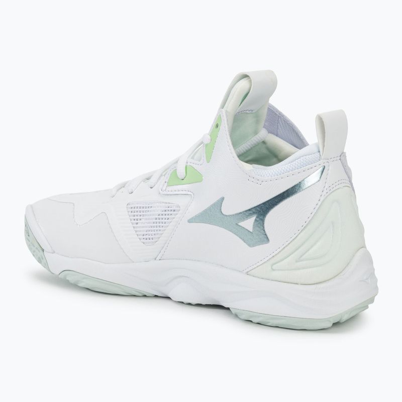 Dámska volejbalová obuv Mizuno Wave Momentum 3 Mid white/glacial/pantinagreen 3