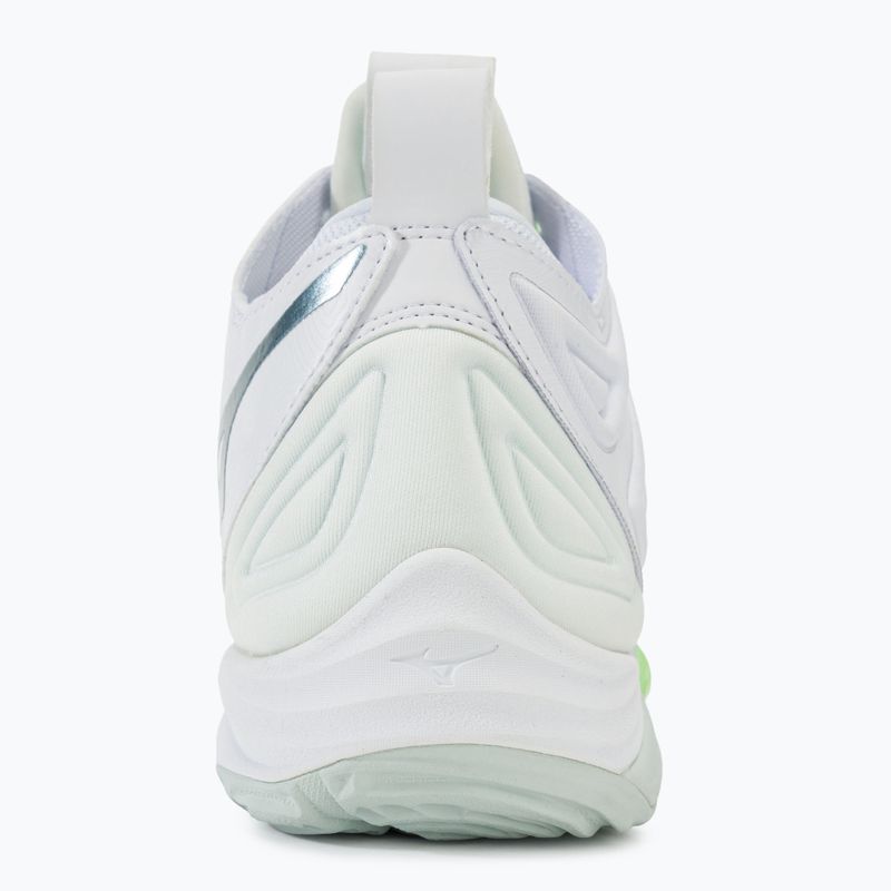 Dámska volejbalová obuv Mizuno Wave Momentum 3 Mid white/glacial/pantinagreen 6