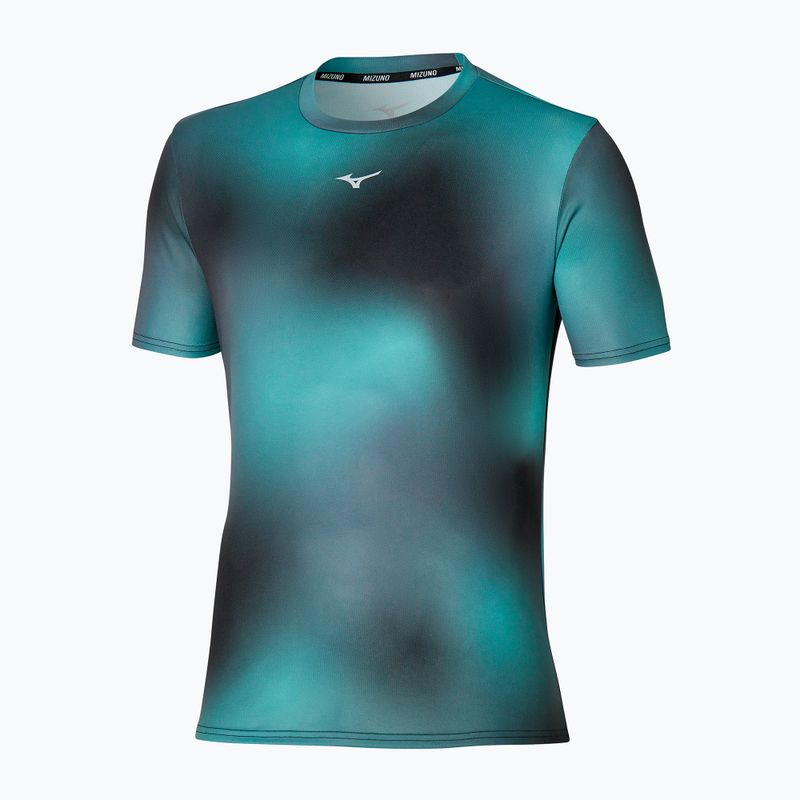Pánske bežecké tričko Mizuno Core Graphic Tee aquifer