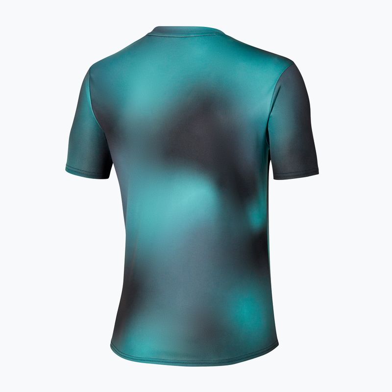 Pánske bežecké tričko Mizuno Core Graphic Tee aquifer 2