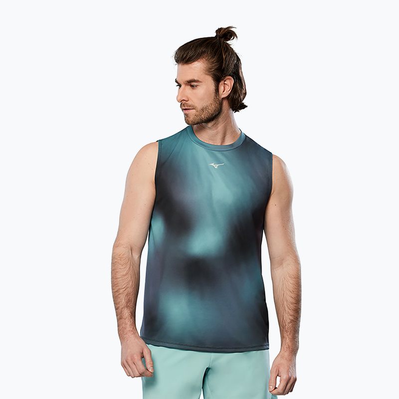 Pánske bežecké tielko Mizuno Core Graphic aquifer