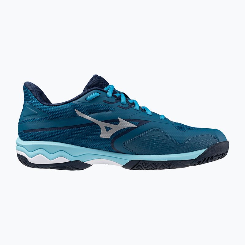 Pánska tenisová obuv  Mizuno Wave Exceed Light 2 AC moroccan blue / white / bluejay 9