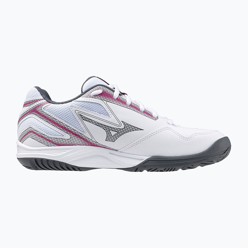 Dámska tenisová obuv Mizuno Break Shot 4 AC white / pink tetra / turbulence 9