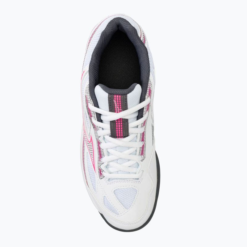 Dámska tenisová obuv Mizuno Break Shot 4 AC white / pink tetra / turbulence 5