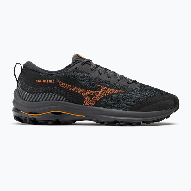 Pánska bežecká obuv Mizuno Wave Rider GTX black/nasturtium/carrot curl 2