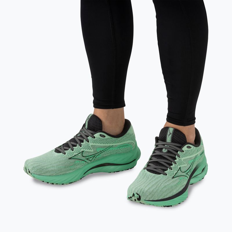 Pánska bežecká obuv Mizuno Wave Rider 27 grayed jade/black oyster/jade cream 7