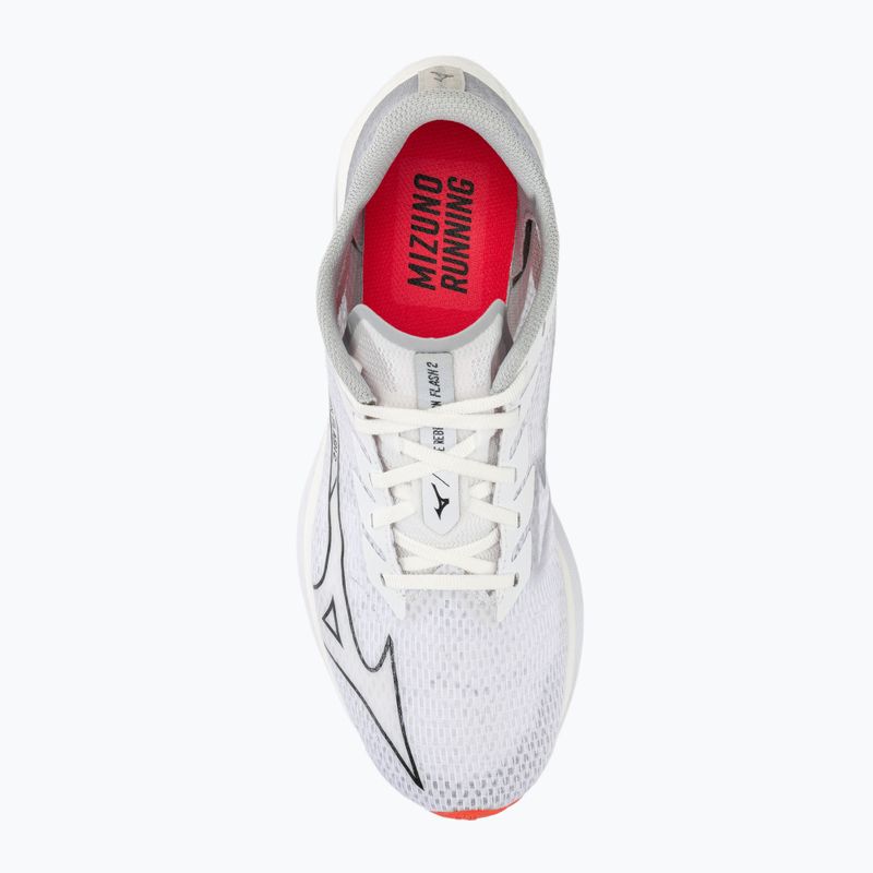 Pánska bežecká obuv Mizuno Wave Rebellion Flash 2 white/black/harbor mist 5