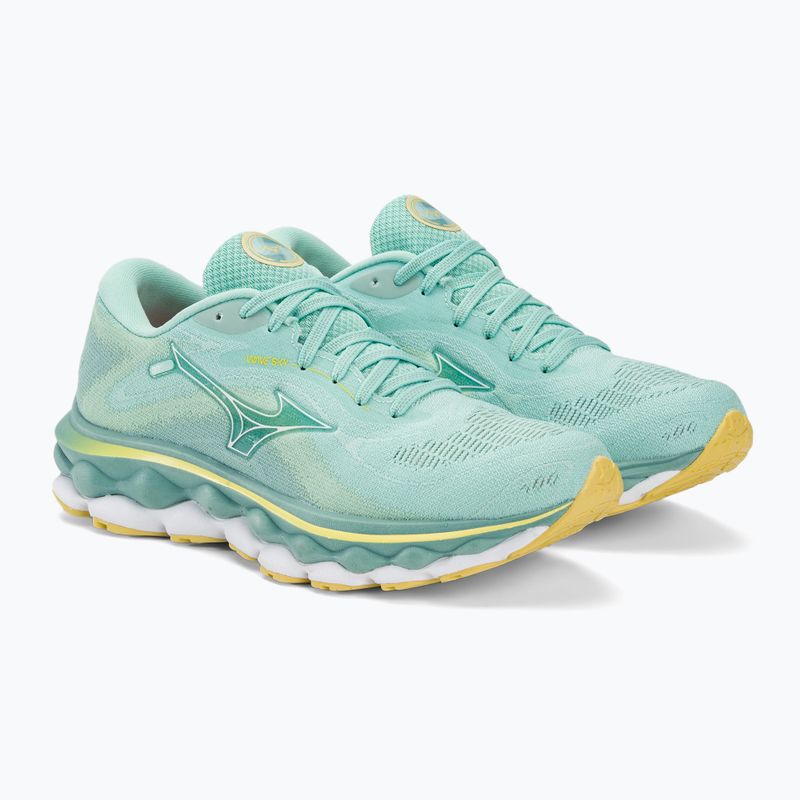 Dámska bežecká obuv Mizuno Wave Sky 7 eggshell blue/white/sunshine 5