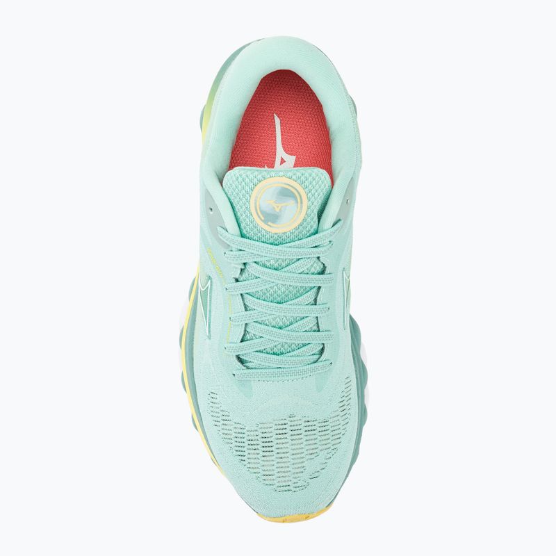 Dámska bežecká obuv Mizuno Wave Sky 7 eggshell blue/white/sunshine 7