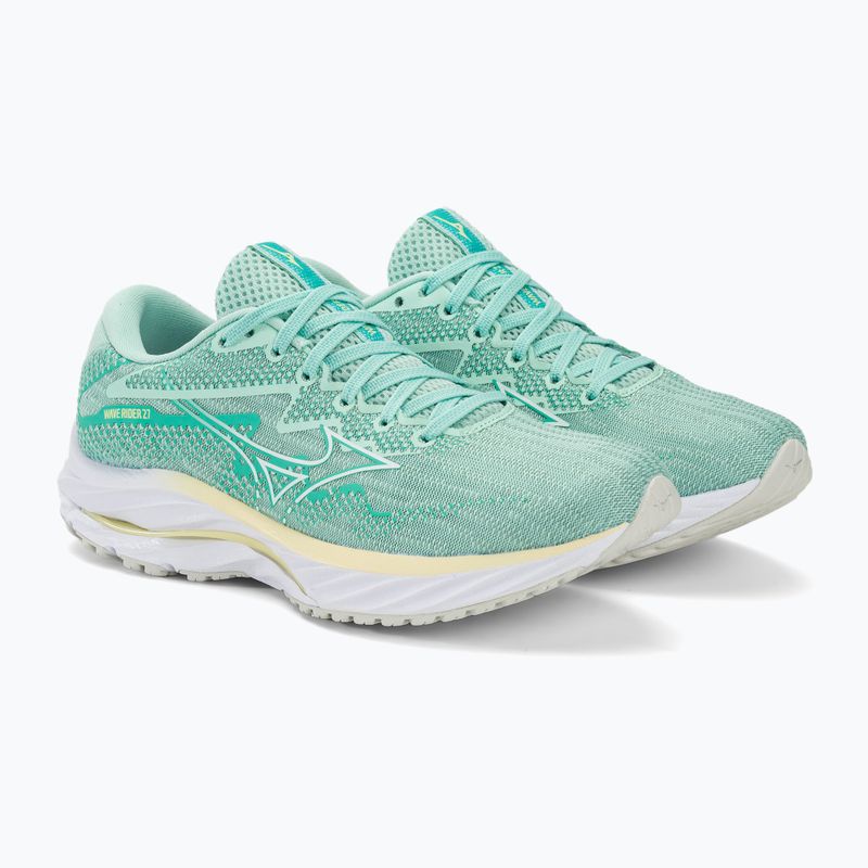 Dámska bežecká obuv Mizuno Wave Rider 27 eggshell blue/white/anise flower 5