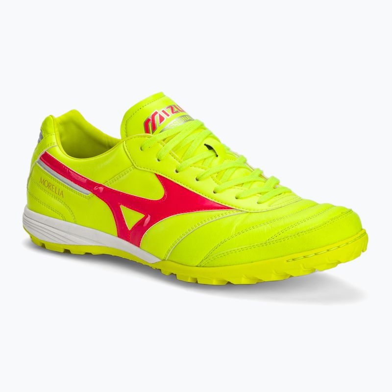 Pánske kopačky Mizuno Morelia Sala Elite TF safety yellow/fiery coral 2/galaxy silver